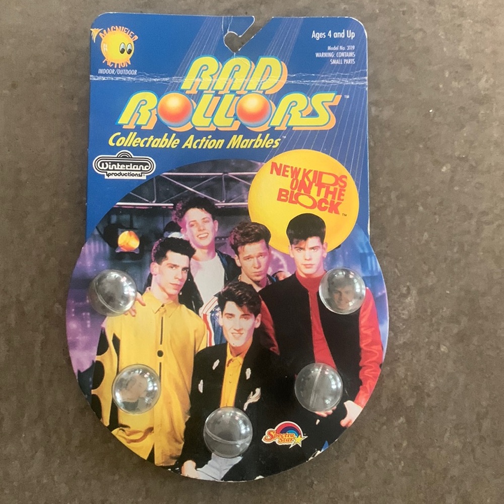 NKOTB - Collectable Action Marbles - NIB